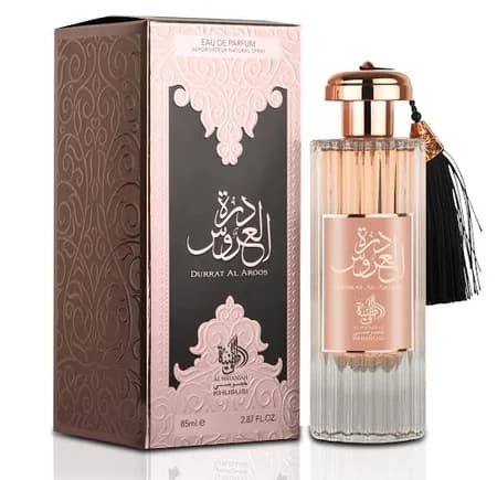 Frasco do perfume Durrat Al Aroos Al Wataniah